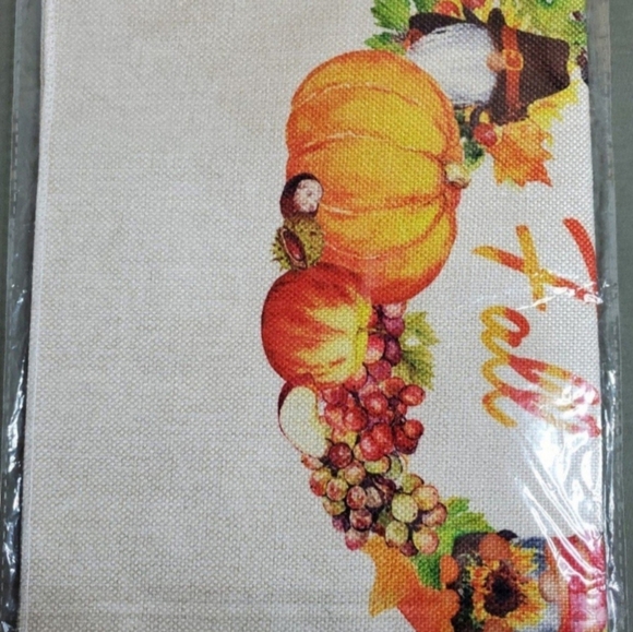 NEW Fall/Autumn Garden Flag "Hello Fall" - wreath w/gnomes  **SO CUTE** - Picture 6 of 6